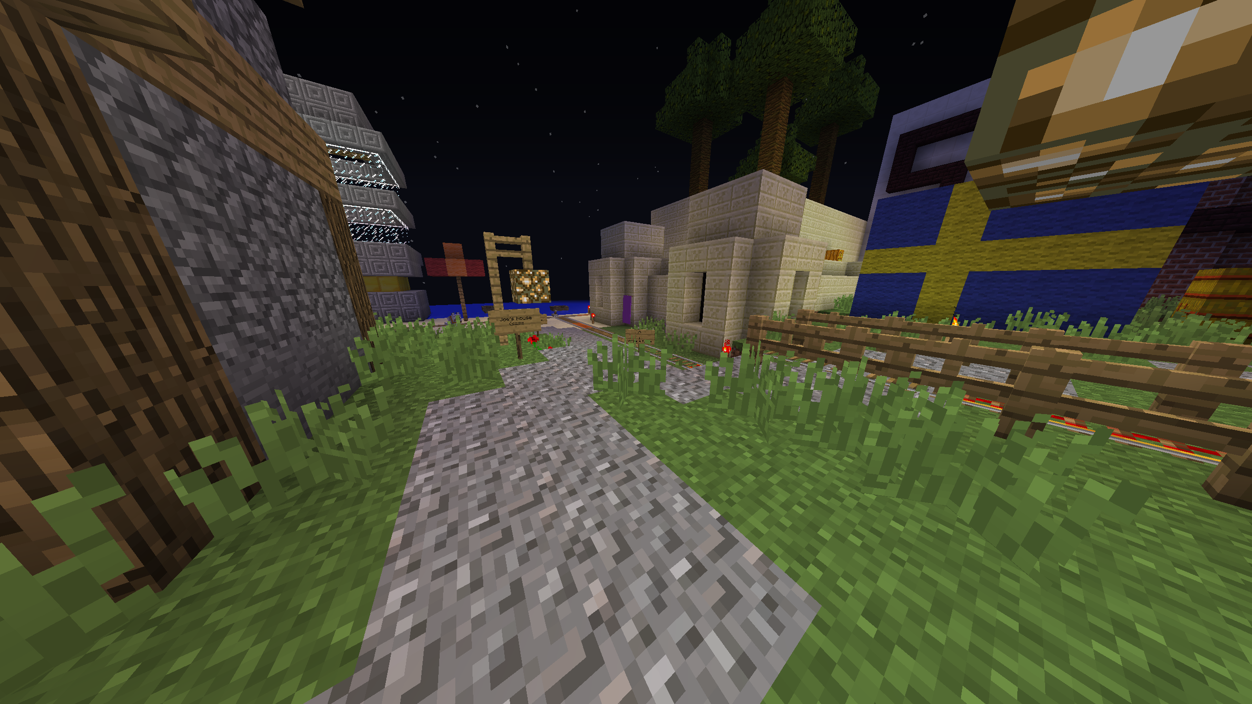 An image of a Minecraft world